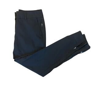 Gorpcore Womens Versatile Black Golf Hiking Performance Pants Ankle Zip Size M